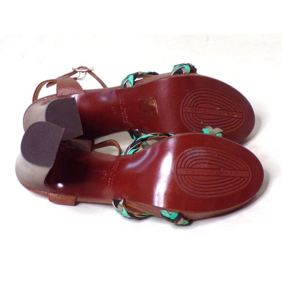 🆕CHIE MIHARA Braided Ankle Strap Block Heel Sandals Shoes  US 7.5, EU 37.5 - Picture 11 of 11